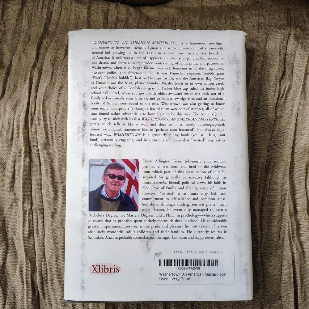 Washertown: An American Masterpiece! Hardcover Ernest Arlington Twain - Picture 5 of 10